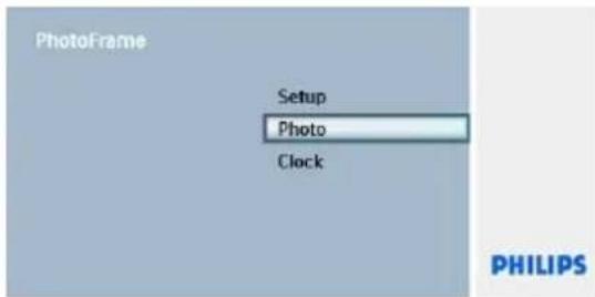 PhotoFrame Setup Photo Clock PHILIPS
