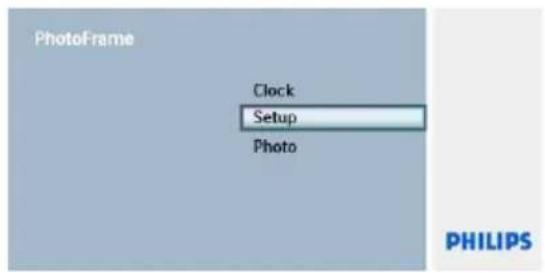 PhotoFrame Clock Setup Photo PHILIPS