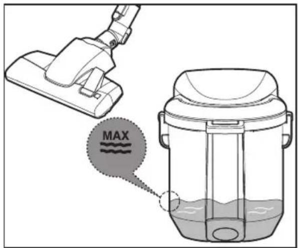 SAMSUNG SW17H9090H - Cleaning using a water filter - 2