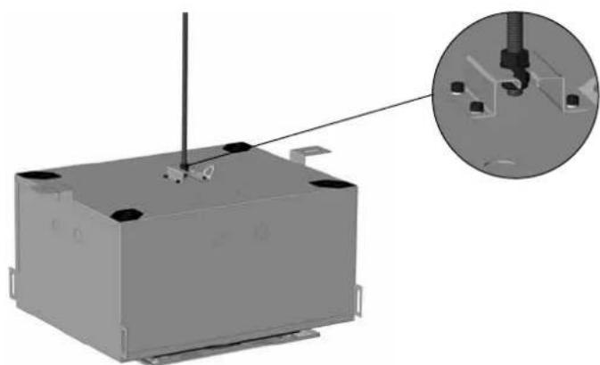 TANNOY CMS 1201DC - Flying using Screwed Rod - 1