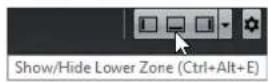 STEINBERG Cubase Elements 9.5 - Lower Zone - 1