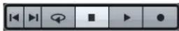 STEINBERG Cubase Elements 9.5 - Transport Buttons - 1