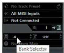 STEINBERG Cubase Elements 9.5 - About Program Change and Bank Select - 1