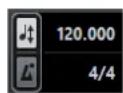 STEINBERG Cubase Elements 9.5 - - Tempo Track Mode - 1