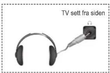 TV sett fra siden