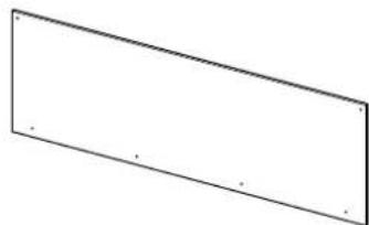 Simple 3D rectangular shape with no text, numbers, or symbols