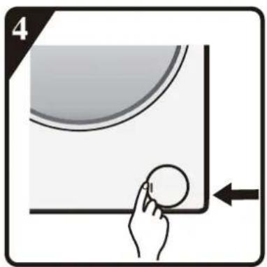 Illustration d'une main tenant une balle près d'une surface incurvée, avec une flèche indiquant la direction (sans texte ni symboles)
