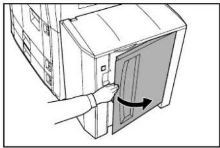 OLIVETTI d-Copia 600 - Loading Paper in the Optional Side Feeder - 2