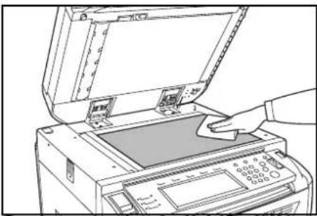 OLIVETTI d-Copia 600 - Cleaning the Document Processor and Platen - 2
