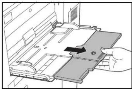 OLIVETTI d-Copia 600 - Loading Paper in the MP Tray - 2