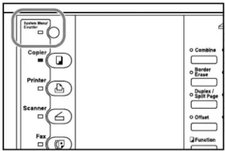 System Modal Country Copier Printer Scanner Fax Combine Border Erase Duplex / Split Page Offset Function