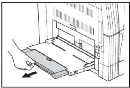 OLIVETTI d-Copia 16MF - Loading Paper in the Multi-Bypass Tray - 2