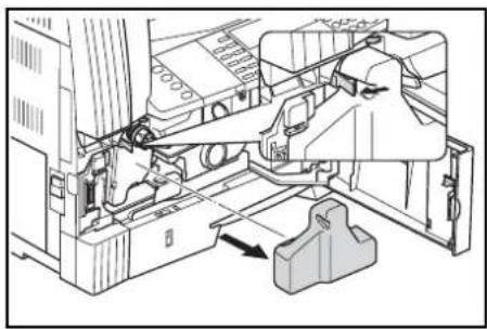 OLIVETTI d-Copia 16MF - Replacing the Toner Container and Waste Toner Box - 3