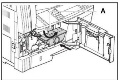 OLIVETTI d-Copia 16MF - Replacing the Toner Container and Waste Toner Box - 14