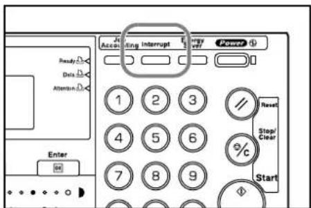 Accept Interrupt Ready: Data: Alternate: Enter Start 1 2 3 4 5 6 7 8 9 Power // Reset Stop/ Clear %