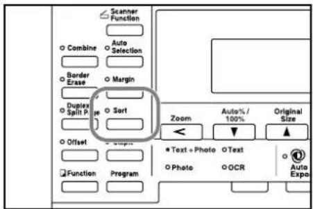 Scanner Function Combine Auto Selection Border Erase Margin Duplex Split P Sort Offset Program Function Program Zoom Auto% / 100% Original Size + Text + Photo O Text O Photo OCR Auto Expo