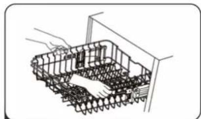 Technika TDX7SS-6 - Adjusting the upper basket Type 1: - 5