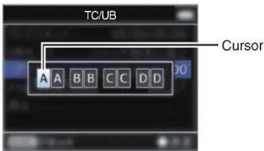 TC/UB Cursor A A B B C C D D