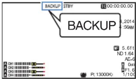 BACKUP STBY 10:00:00:00 4,2014 4:56AM BACKUP F 5.6ft ND 1/64 AE-6 A 0ms AF1.6 CH1 CH2 CH3 CH4 Pt 13000K 1/100