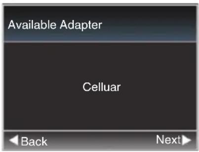 Available Adapter Celluar Back Next