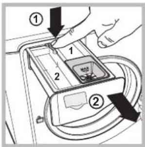 HOTPOINT AQD970F 69 - Pulire il cassetto dei detersivi - 1