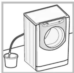 HOTPOINT AQD970F 69 - Opening the porthole door manually - 1