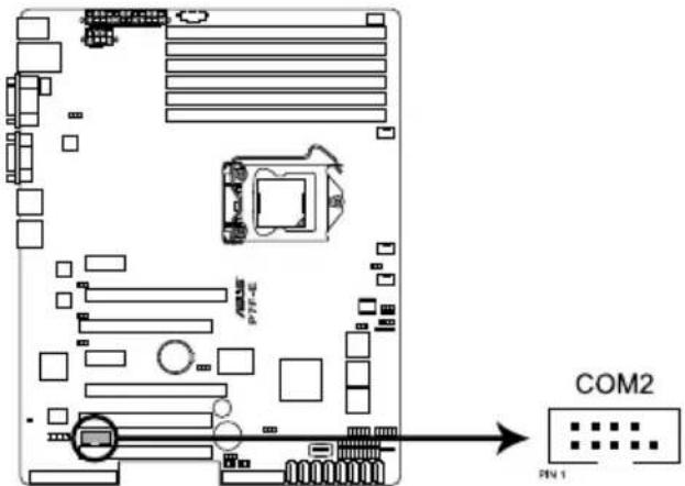 ASUS TS300-E6/PS4 - 串行连接插座 (10-1 pin COM2) - 1