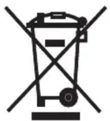 Symbol of a trash bin crossed with no text or labels