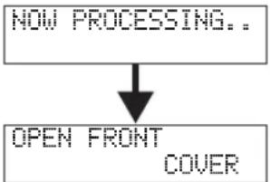 ROLAND Texart XT-640 - Enter the knife replacement menu. - 1