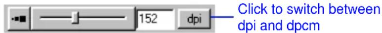 152 dpi Click to switch between dpi and dpcm