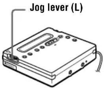 Jog lever (L)