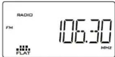 RADIO FM 106.30 FLAT MHz