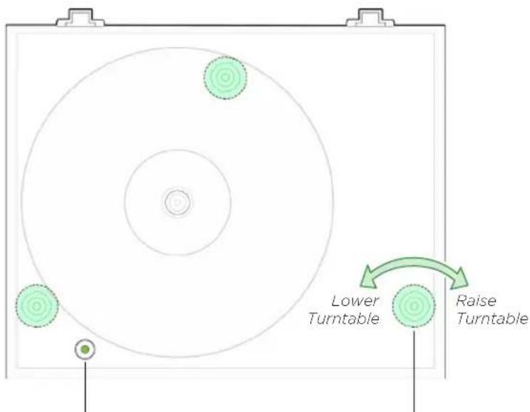 Lower Turntable Raise Turntable