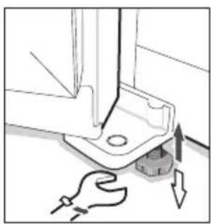 Defy DFF456 - Adjust plastic feet - 1