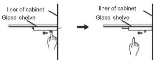 liner of cabinet Glass shelve liner of cabinet Glass shelve