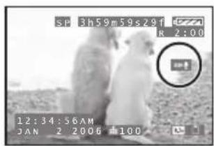 SP 3h59m59s29ft R 2:00 12:34:56AM JAN 2 2006 100