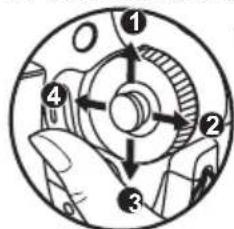 Diagram of a mechanical gear or cam mechanism with numbered components for identification.