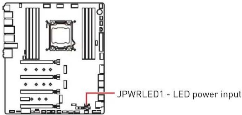 JPWRLED1 - LED power input
