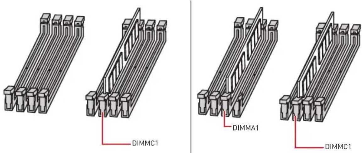 DIMMC1 DIMMA1 DIMMC1