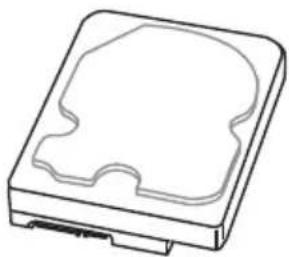 Line drawing of a rectangular electronic component with internal cavity (no text or symbols)