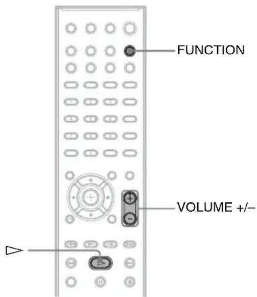 FUNCTION VOLUME +/-