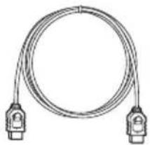 Coiled cable with two connectors at ends, no text or symbols visible
