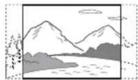 Simple line drawing of a mountain landscape with a river and trees (no text or symbols)