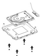 GIGABYTE GB-BRi3H-10110 - D) BRIX s Support Additional SATA 6Gbps HDD: How to Install 2.5" HDD - 3