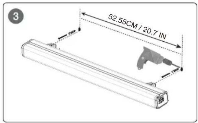 3 52.55CM / 20.7 IN