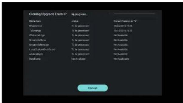Closing/Upgrade From IP In progress... Options: ChannelList To be processed TV/Satings To be processed WebpageLogic To be processed Smart/Bio/Bio/Bio To be processed Local Digital/Video and Android games To be processed DuoEup Not Available Current Session in TV 10/05/2018/16:23 19/04/2018/16:23 Not Available Not Available Not Available Not Available Not Available Cancel