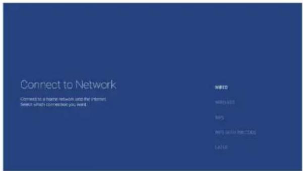 Connect to Network Connect to a home network and the Internet Select which can react you want. WBS BPS WBS WITH BOS CODE LATE
