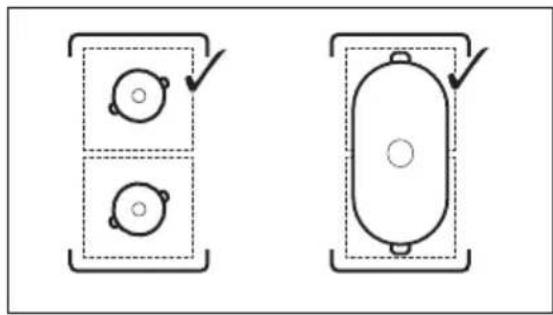 AEG IKE85753FB - Utilizarea zonei de gătire - 1