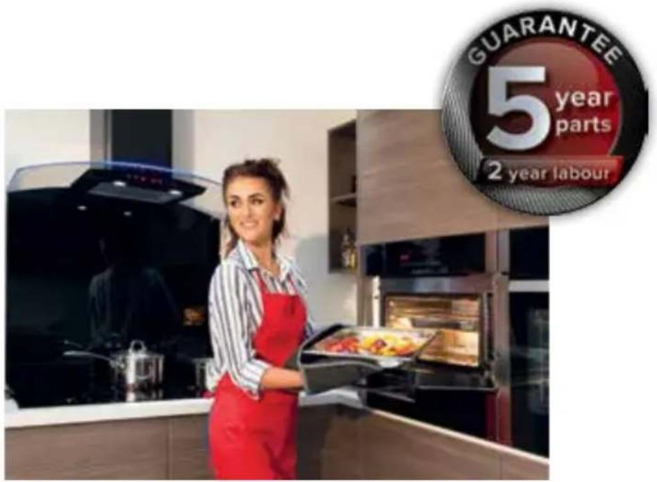 GUARANTEE 5 year parts 2 year labour