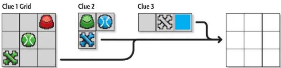ThinkFun Clue Master - Sample Challenge: - 1